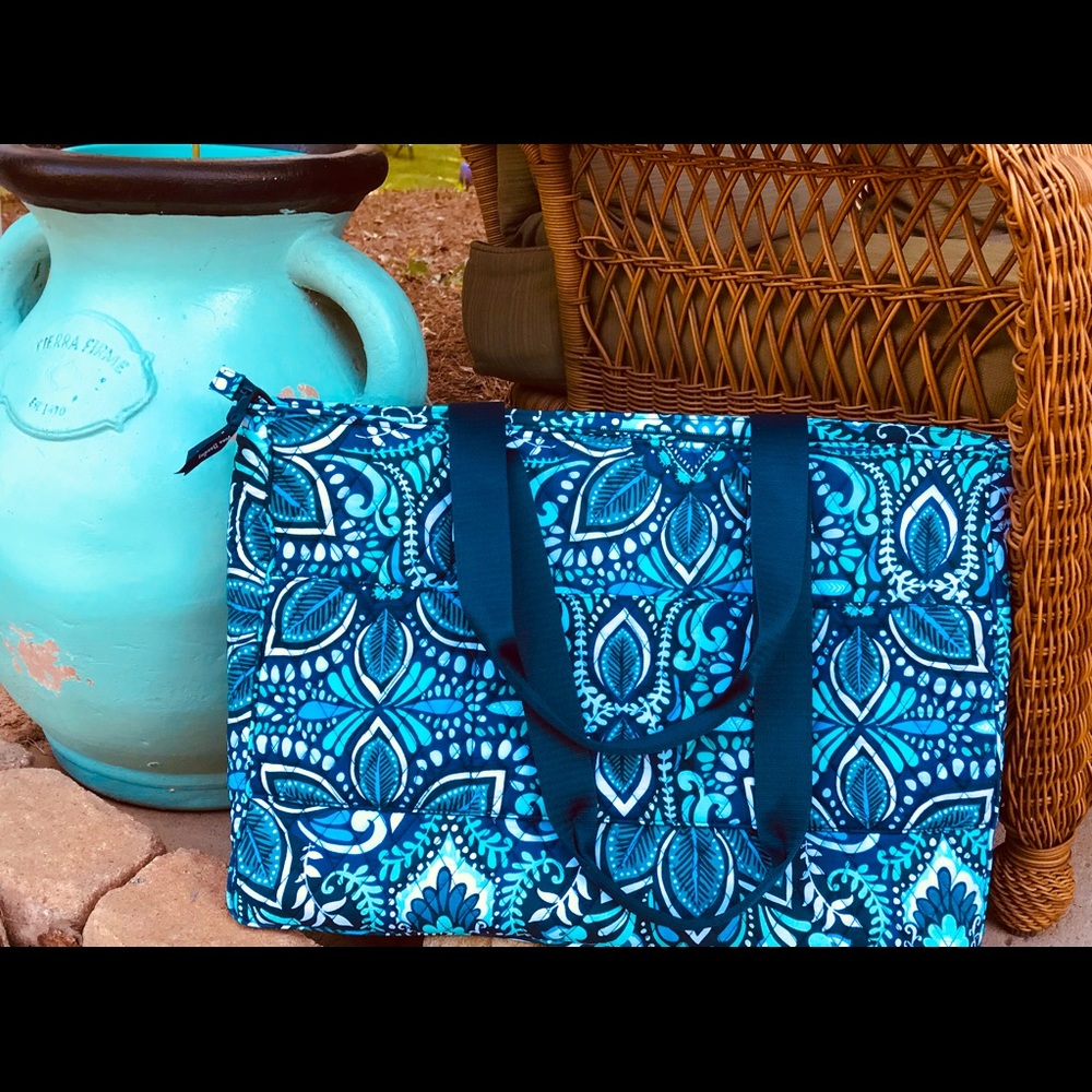 NWT Vera Bradley Dual Compartment Travel Bag